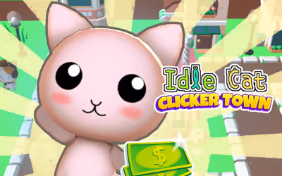 Idle Cat Town Clicker