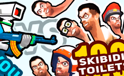 You vs 100 Skibidi Toilets