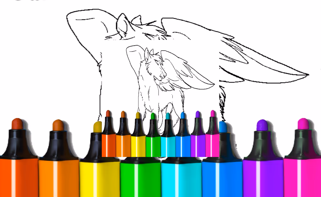Coloring Pages Of Anime Wolves