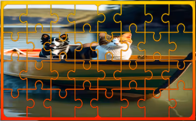 Dog and Cat Jigsaw Joyride