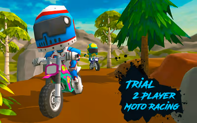 Trial 2 Player Moto Racing