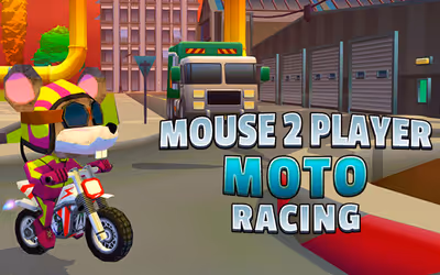 Mouse 2 Player Moto Racing