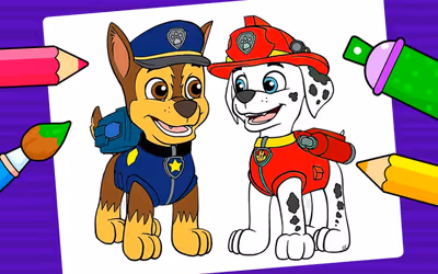PAW Patrol - Coloring book for kids
