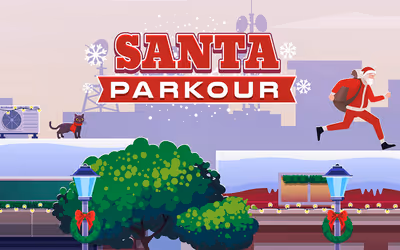 Santa Parkour