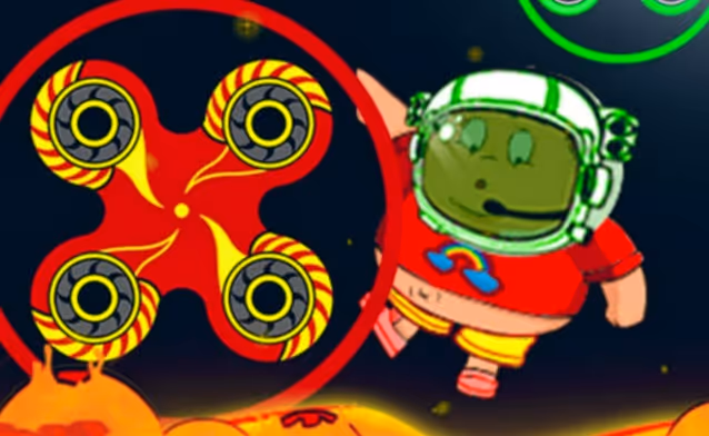 Spinner Astro The Floor Is Lava