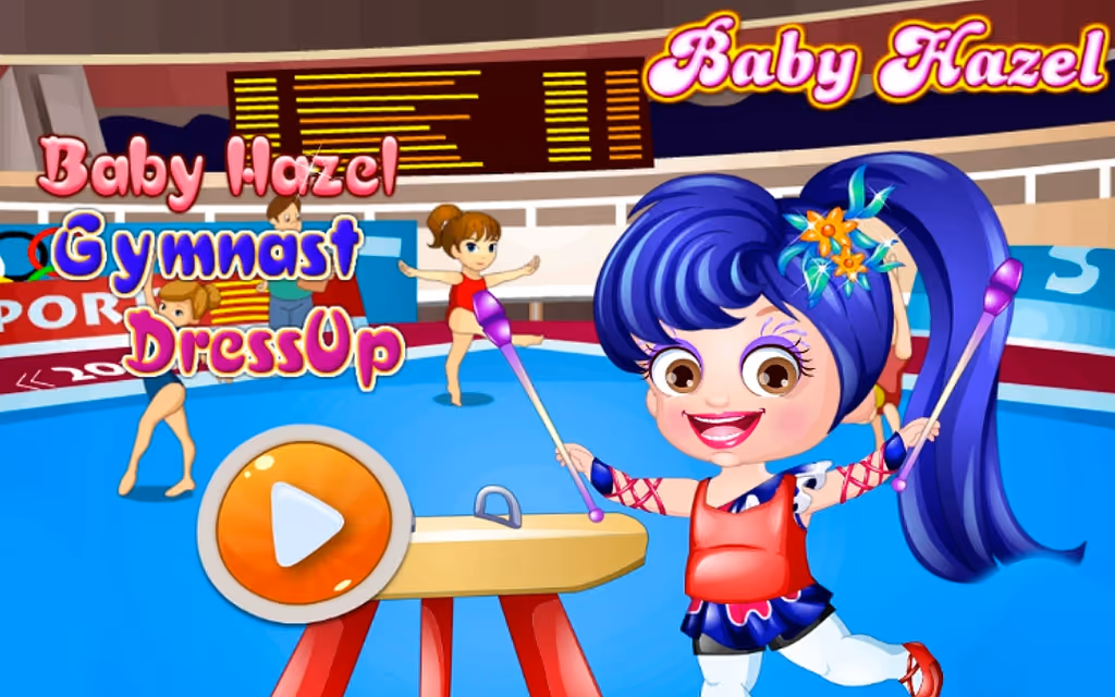 Baby Hazel Gymnast Dressup