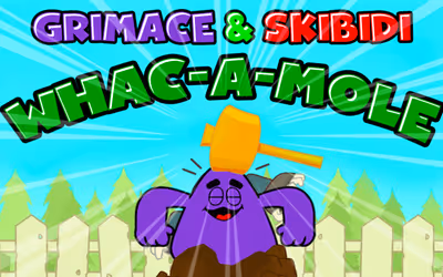 Grimace And Skibidi Whack A Mole
