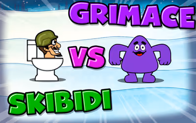 Grimace Vs Skibidi