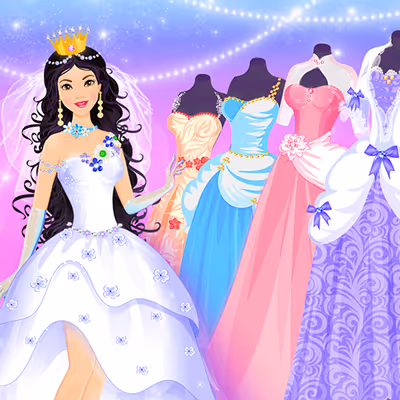 Princess Wedding Dress Up Game