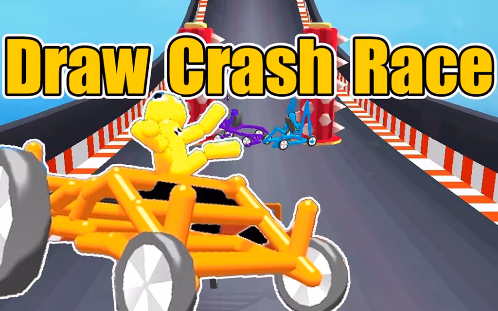 Draw Crash Race: Stunt Race