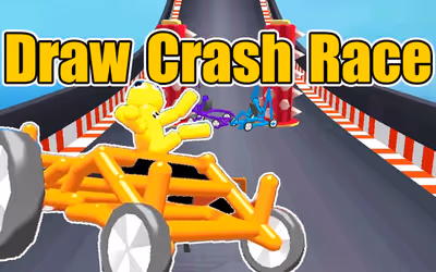 Draw Crash Race: Stunt Race