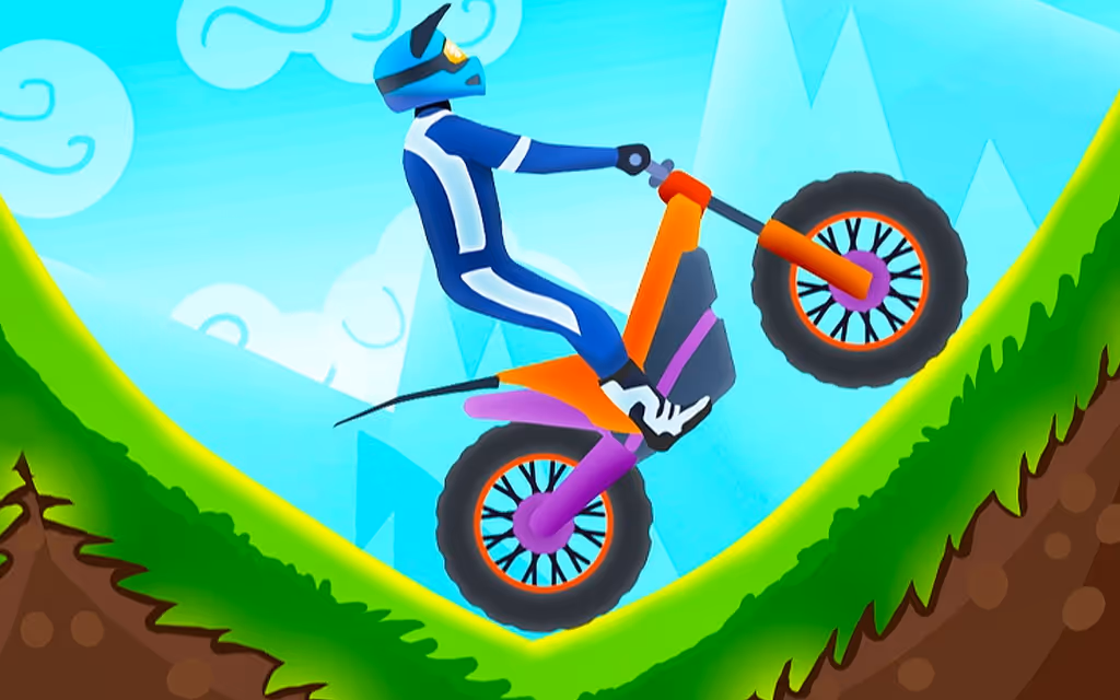 Hill Climb on Moto Bike