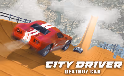 City Driver Destroy Car