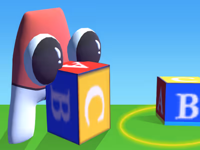 Alphabet Room Maze 3D
