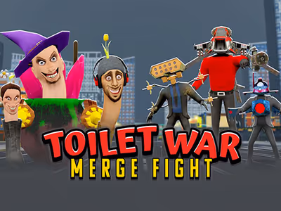 Toilet War: Merge Skibidi