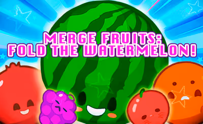 Merge fruits: Fold the Watermelon!