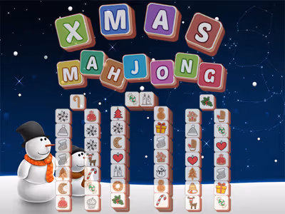 Xmas Mahjong Tiles 2023