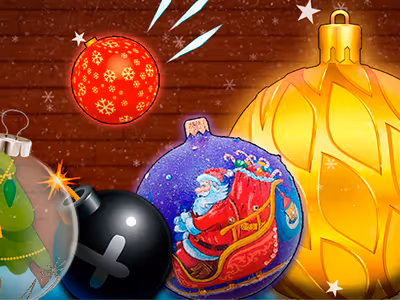 New Year Balls Merge
