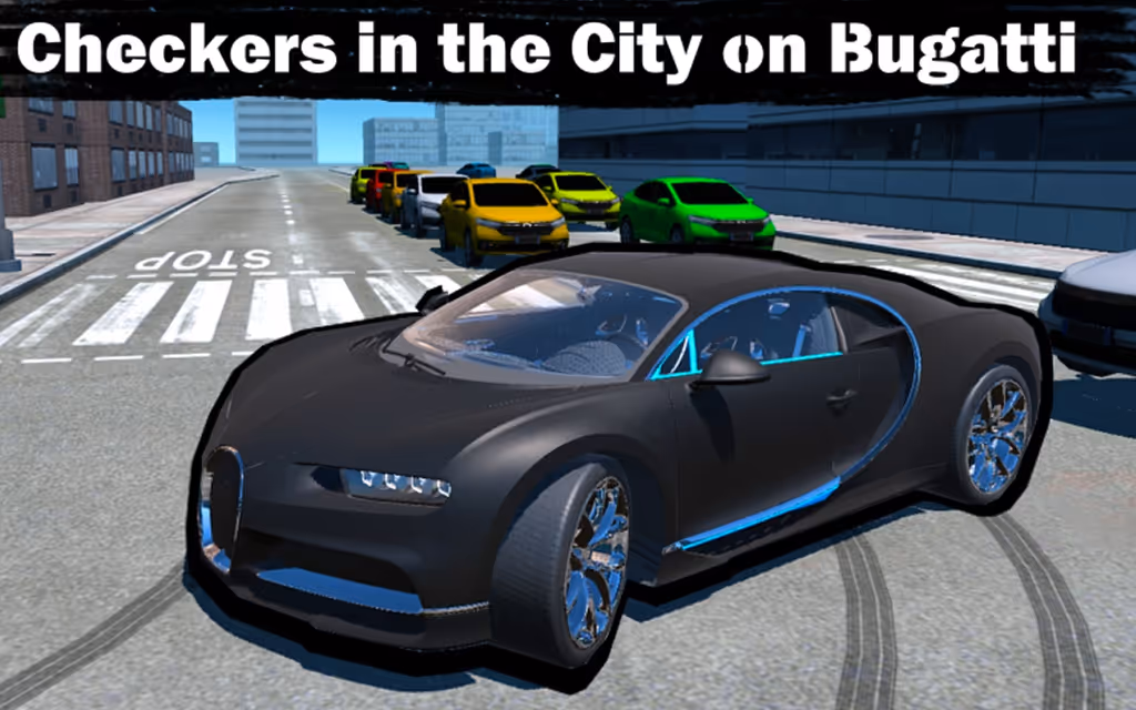Checkers in the City on Bugatti