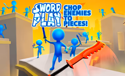 Sword Play: Chop enemies to pieces!