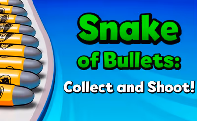 Snake of Bullets: Collect and Shoot!