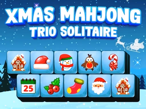 Xmas Mahjong Trio Solitaire