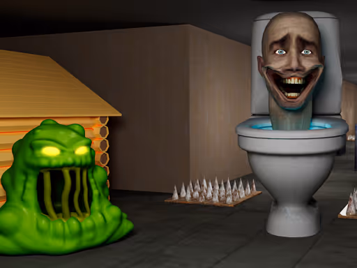 Toilet Monster Attack Sim 3D