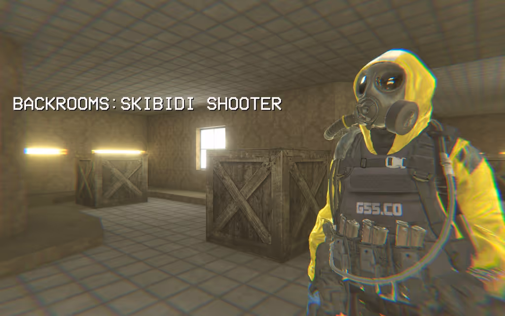 Backrooms Skibidi Shooter