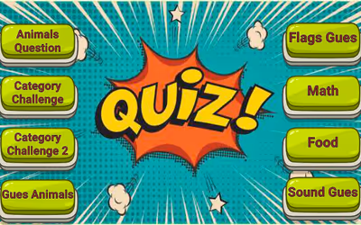 Quiz Trivia Guess The Animal Music Flags