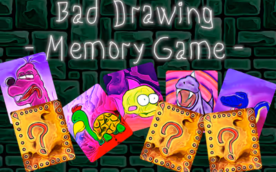 Bad Drawings Memory Game