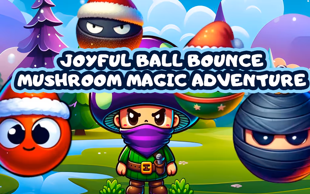 Joyful Ball Bounce Mushroom Magic Adventure