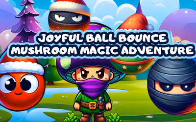 Joyful Ball Bounce Mushroom Magic Adventure