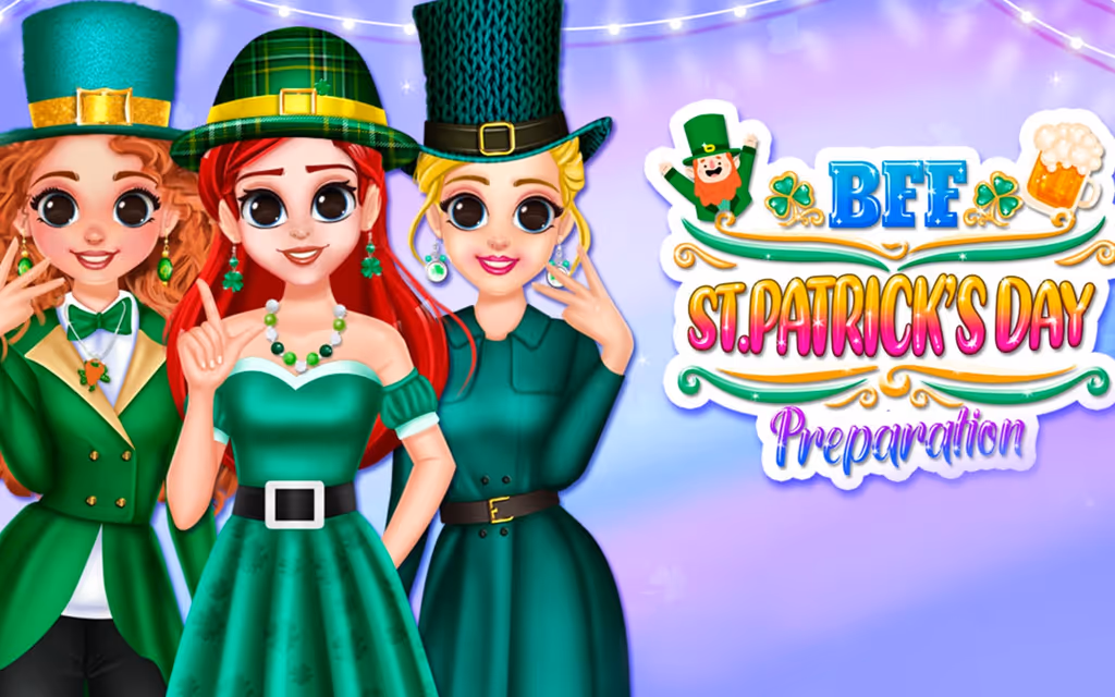 BFF St Patrick's day Preparation