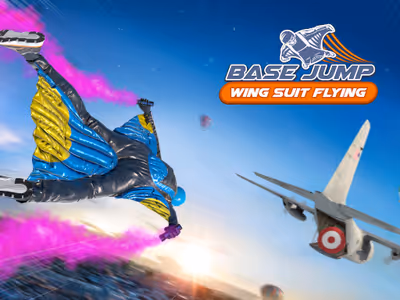 Base Jump Wingsuit Flying