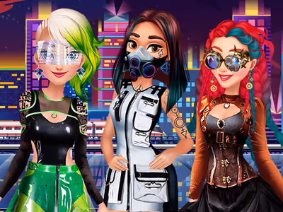 Cyberpunk City Fashion