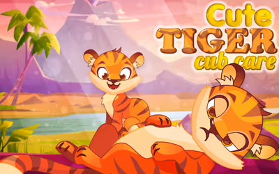 Cute Tiger Cub Care