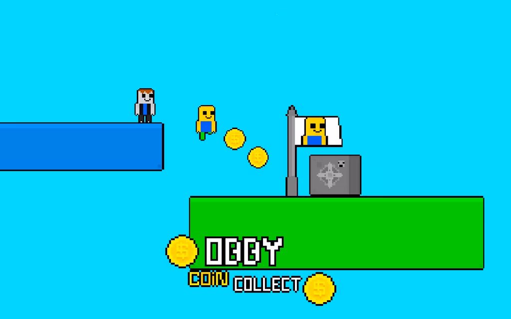 Obby vs Bacon Rainbow Parkour