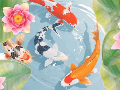 Koi Fish Pond - Idle Merge Game