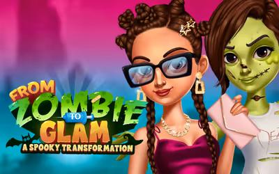 From Zombie to Glam a Spooky Transformation