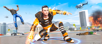 Spider Rope Hero City Fight