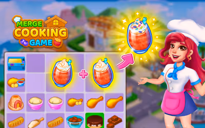Merge Cooking Game