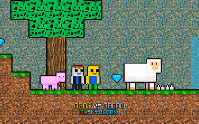 Obby vs Bacon MCSkyblock