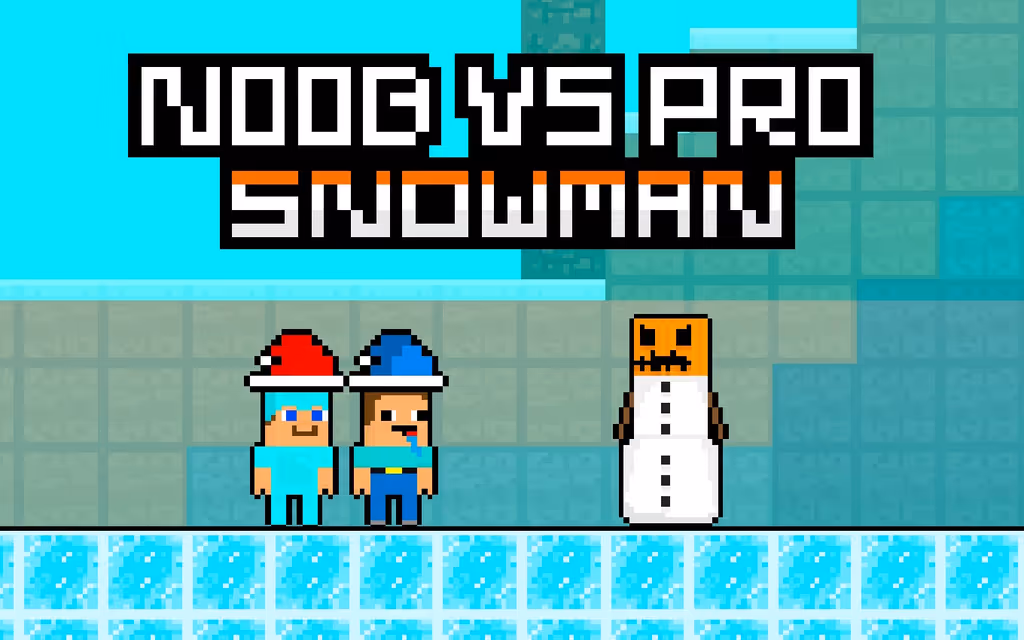 Noob vs Pro Snowman