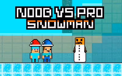 Noob vs Pro Snowman