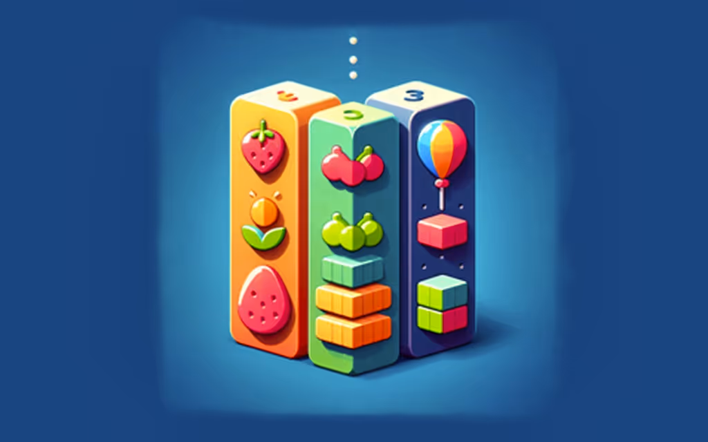 SuperArcade Fruits Spears and Cubes