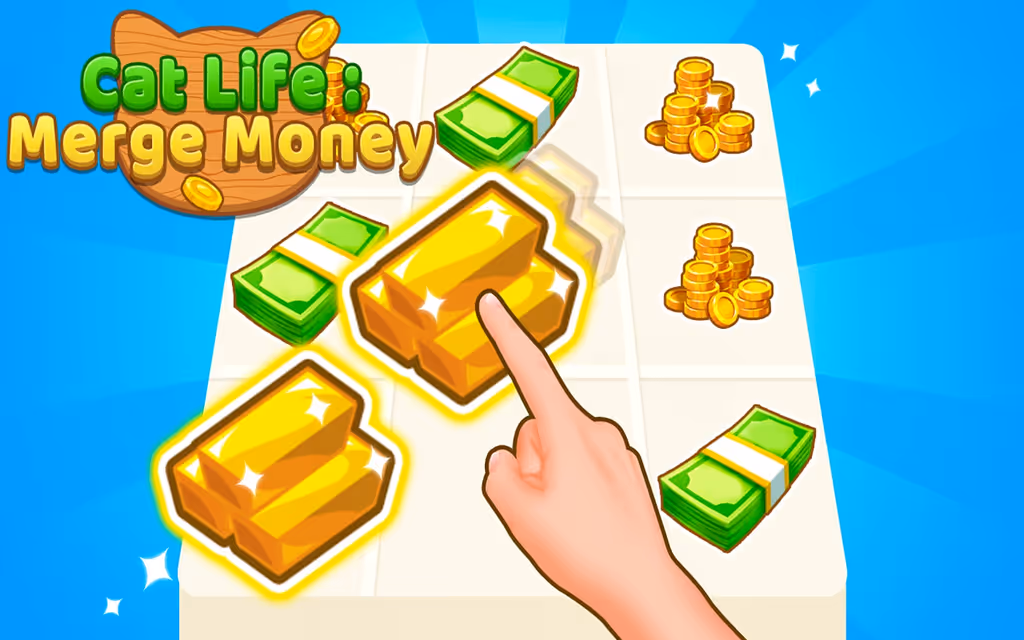 Cat Life Merge Money