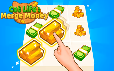 Cat Life Merge Money