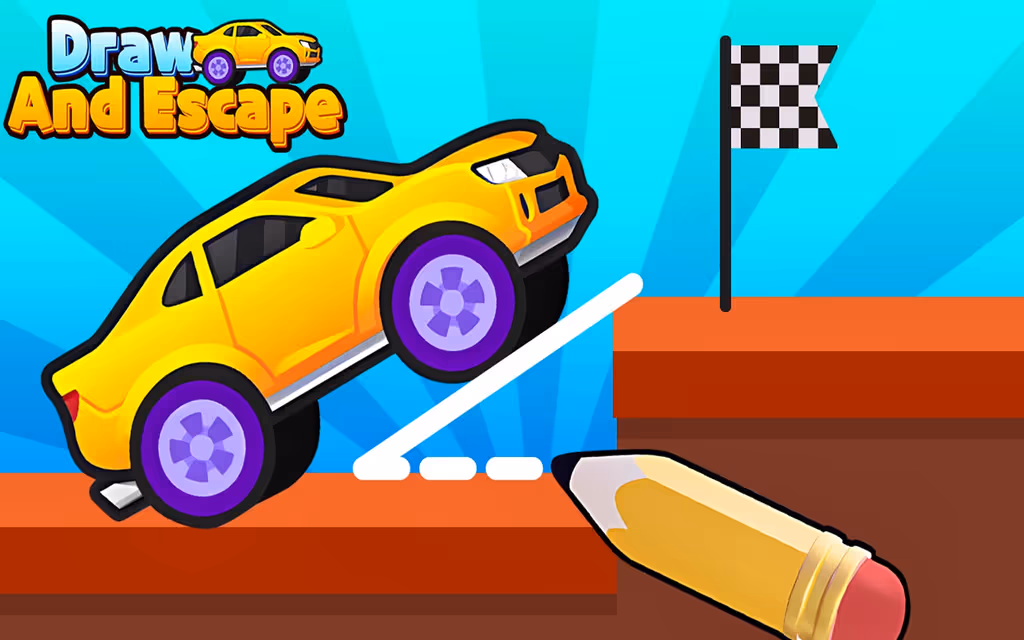 Car Games Draw And Escape