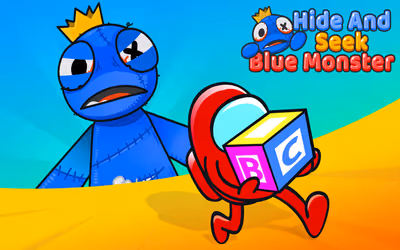 Hide And Seek Blue Monster
