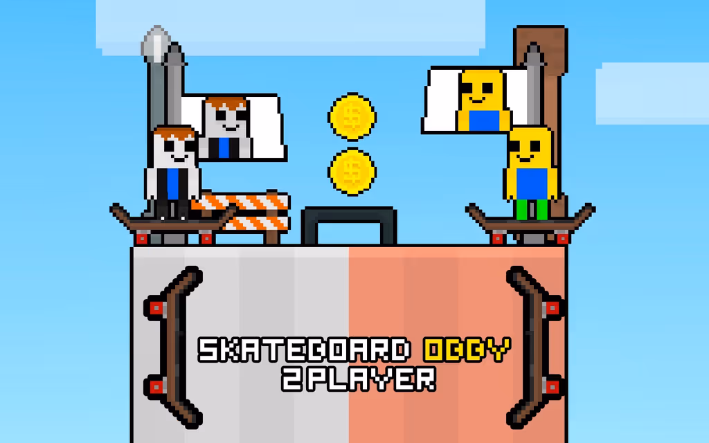 Skateboard Obby 2 Player